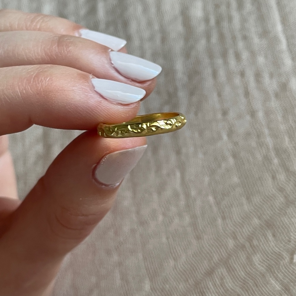 Size 5.75 Brass Yellow Gold Ring